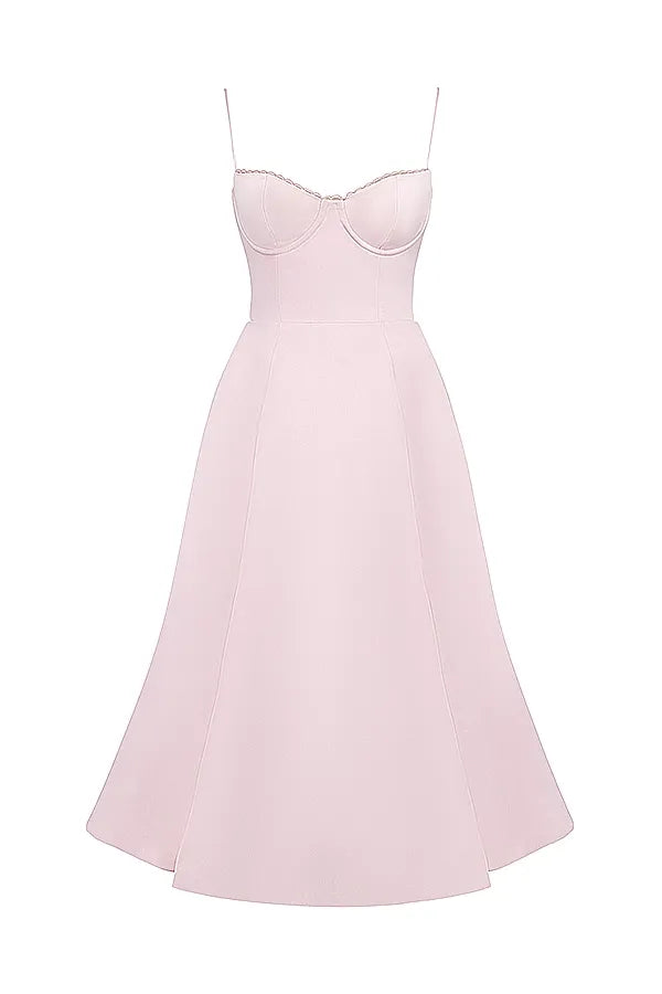 Rosaria™ | SELENE MIDI DRESS - Pink