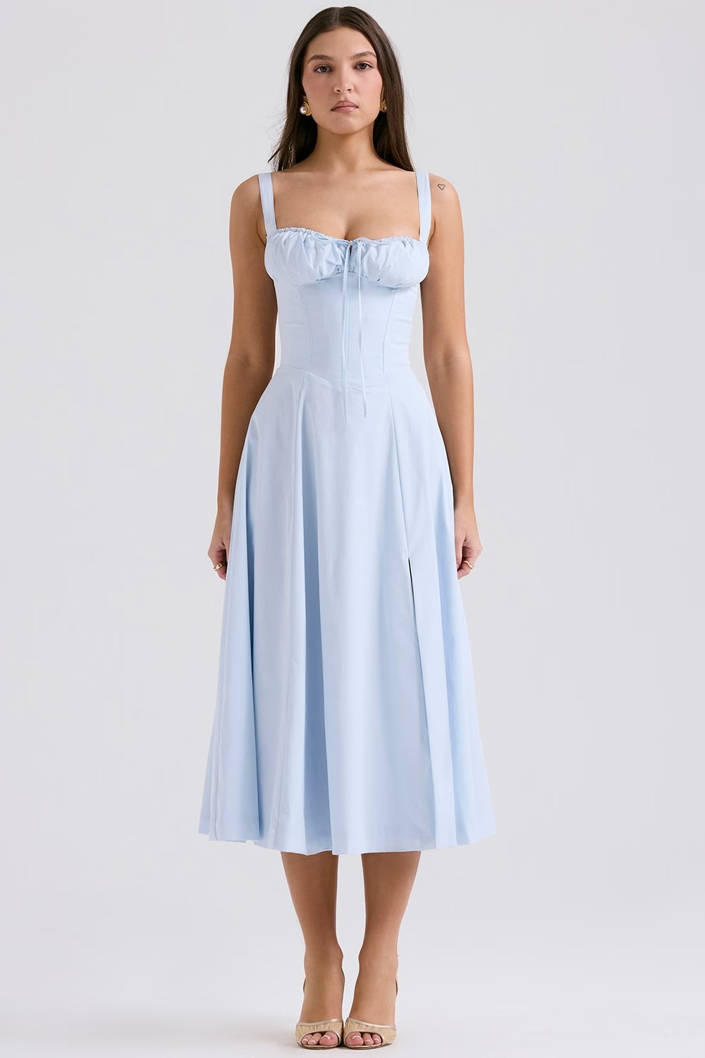 Rosaria™ | DAHLIA MIDI DRESS - BLUE