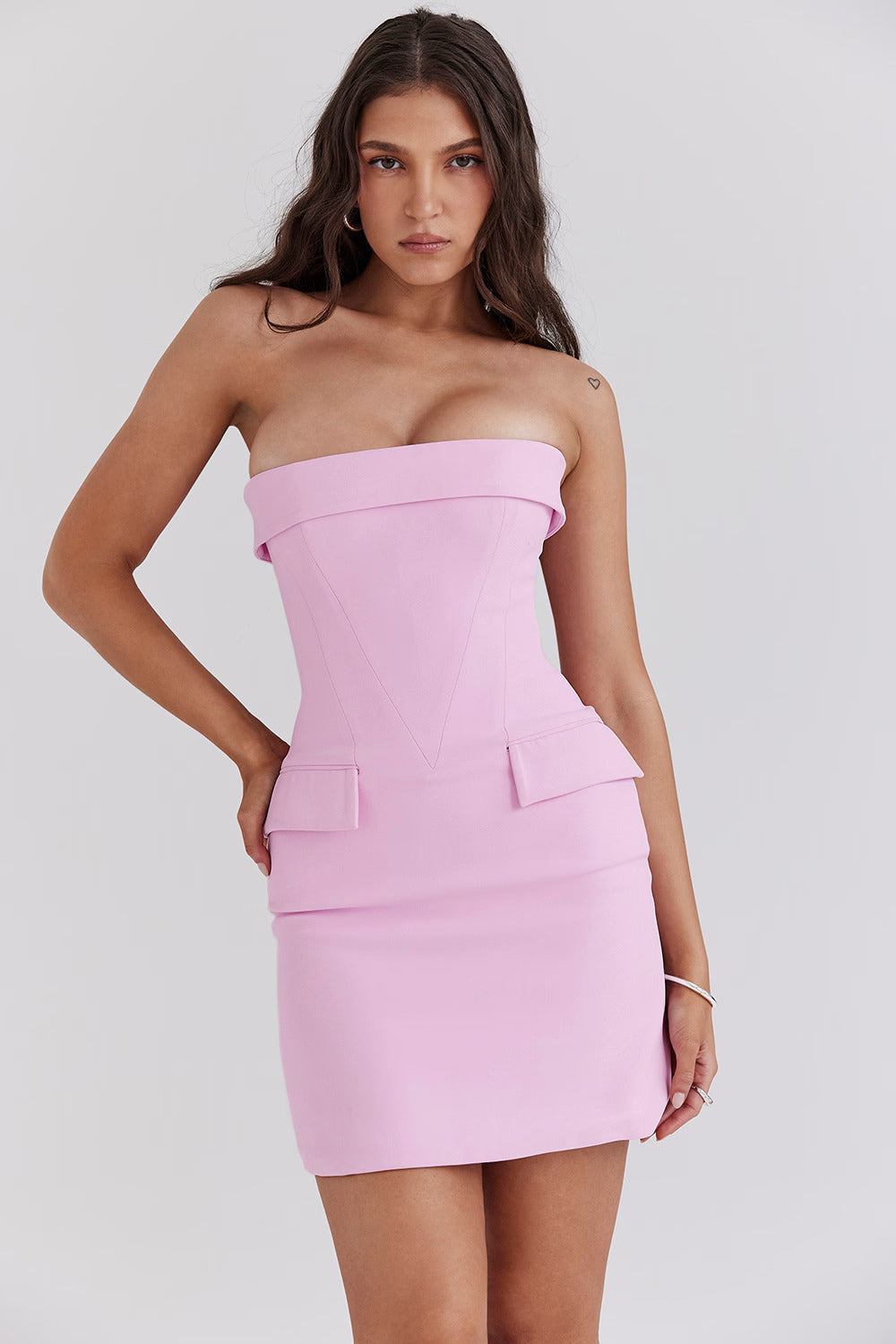 Rosaria™ | DELPHINE MINI DRESS - PINK