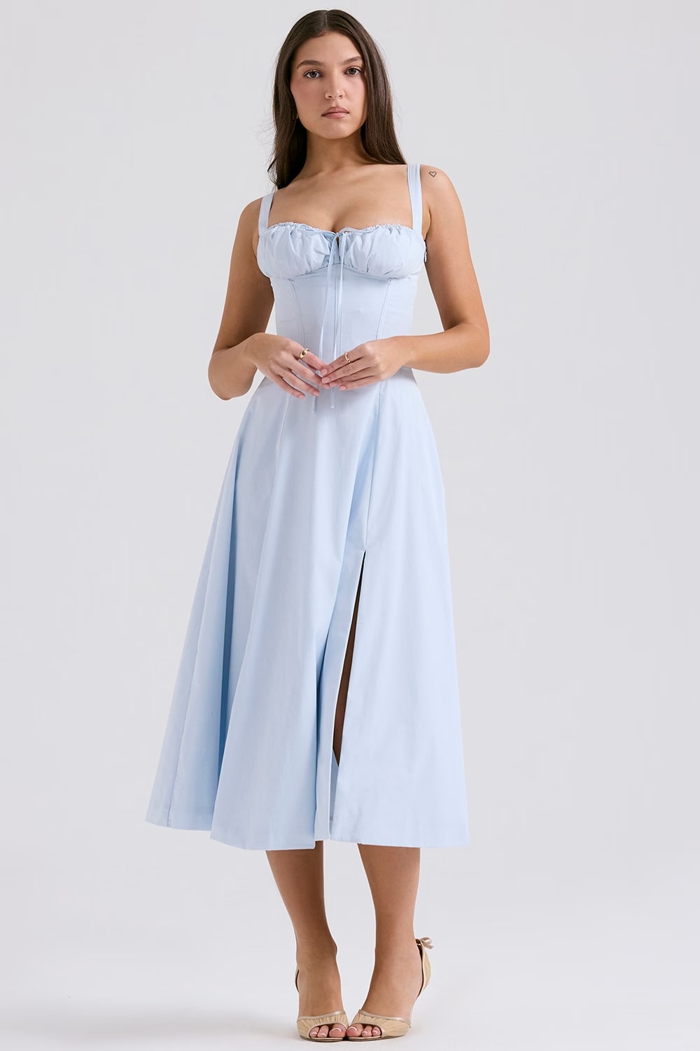 Rosaria™ | DAHLIA MIDI DRESS - BLUE