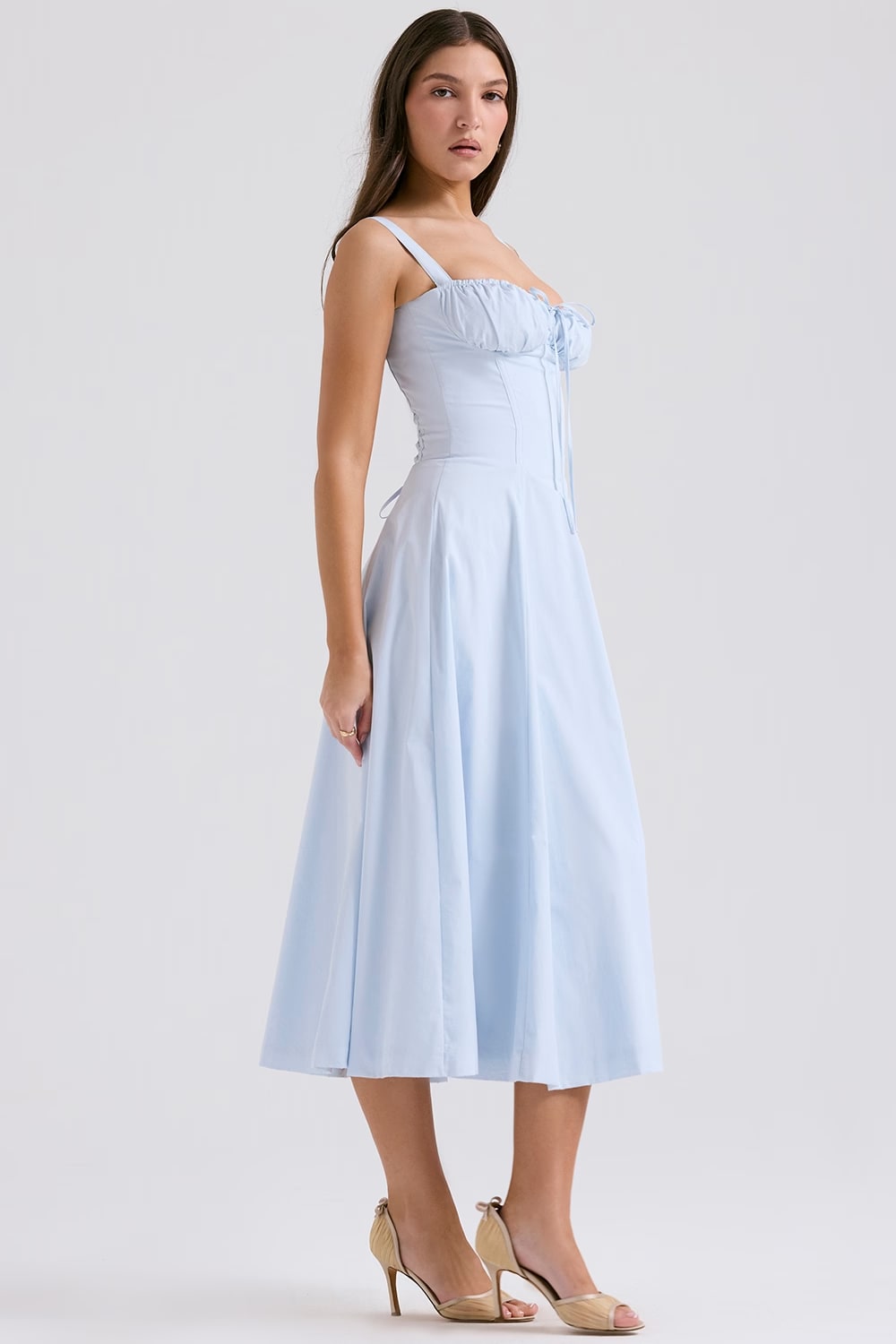 Rosaria™ | DAHLIA MIDI DRESS - BLUE