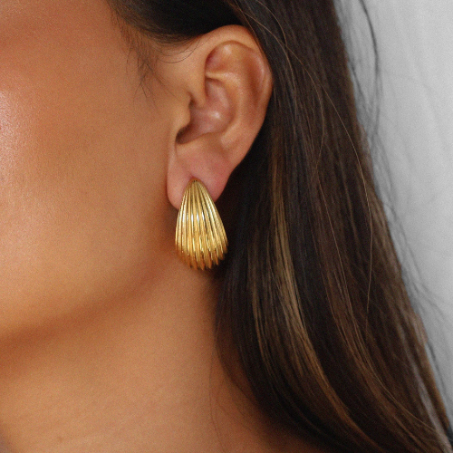 Rosaria™ | LIMITED GOLDEN SHELL EARRINGS