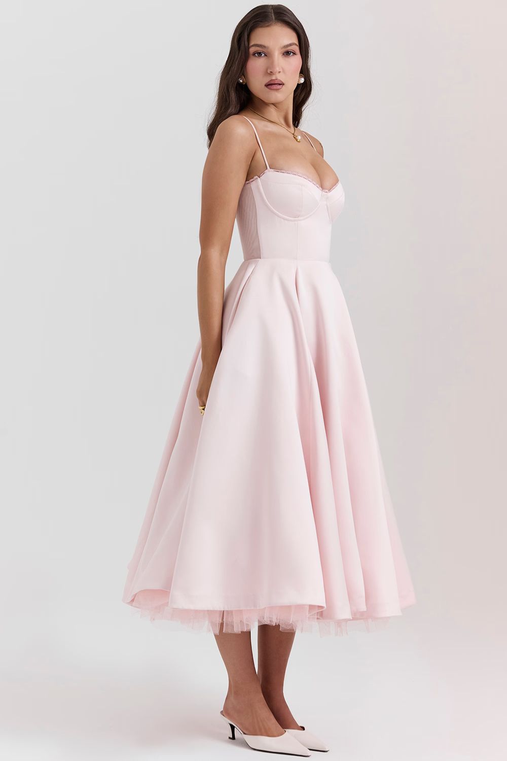 Rosaria™ | SELENE MIDI DRESS - Pink