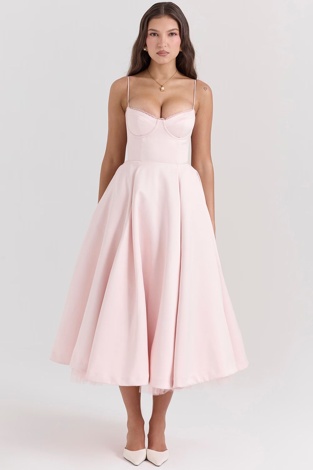 Rosaria™ | SELENE MIDI DRESS - Pink