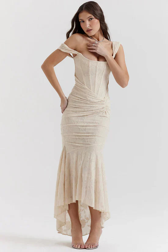 Rosaria™ | MOLLY MIDI DRESS - CREAM